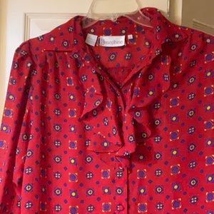 Josephine long sleeve button down blouse vintage